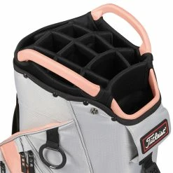 Titleist Cart 14 Lightweight Golf Cart Bag 7 Titleist Cart 14 Lightweight Golf Cart Bag -Golf Clothing Shop Titleist Cart 14 Lightweight Golf Cart Bag Grey Peach 4