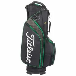 Titleist Cart 14 SE Shamrock Golf Cart Bag -Golf Clothing Shop Titleist Cart 14 Shamrock Golf Cart Bag Black Green 3