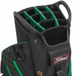 Titleist Cart 14 SE Shamrock Golf Cart Bag -Golf Clothing Shop Titleist Cart 14 Shamrock Golf Cart Bag Black Green 4