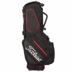 Titleist Jet Black Premium StaDry Golf Stand Bag -Golf Clothing Shop Titleist Jet Black StaDry Premium Golf Stand Bag Black 3