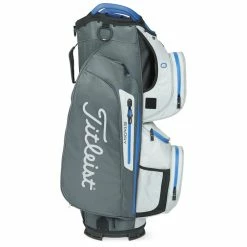 Titleist StaDry 15 Golf Cart Bag -Golf Clothing Shop Titleist StaDry 15 Golf Cart Bag Charcoal Grey Royal 3