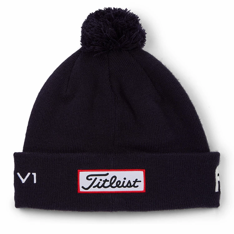 Titleist Tour Pom Pom Golf Beanie 2 Titleist Tour Pom Pom Golf Beanie - Image 2