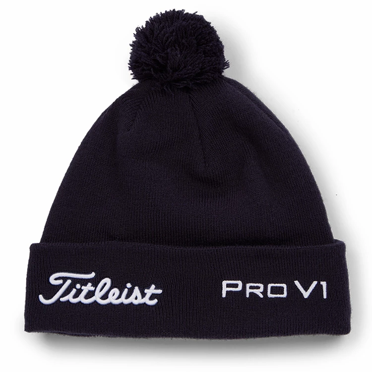 Titleist Tour Pom Pom Golf Beanie 3 Titleist Tour Pom Pom Golf Beanie - Image 3