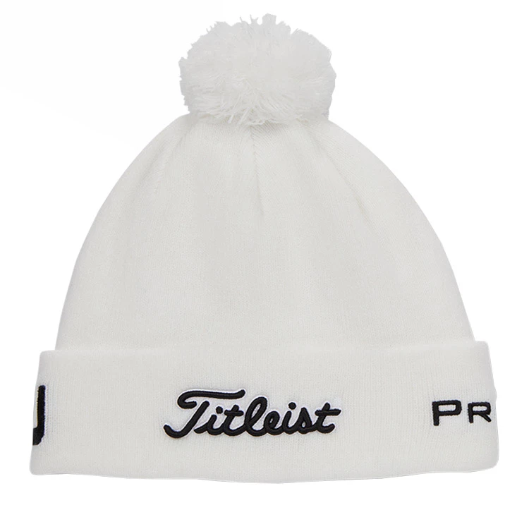 Titleist Tour Pom Pom Golf Beanie 1 Titleist Tour Pom Pom Golf Beanie