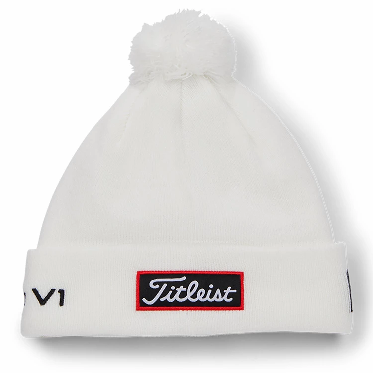 Titleist Tour Pom Pom Golf Beanie 2 Titleist Tour Pom Pom Golf Beanie - Image 2