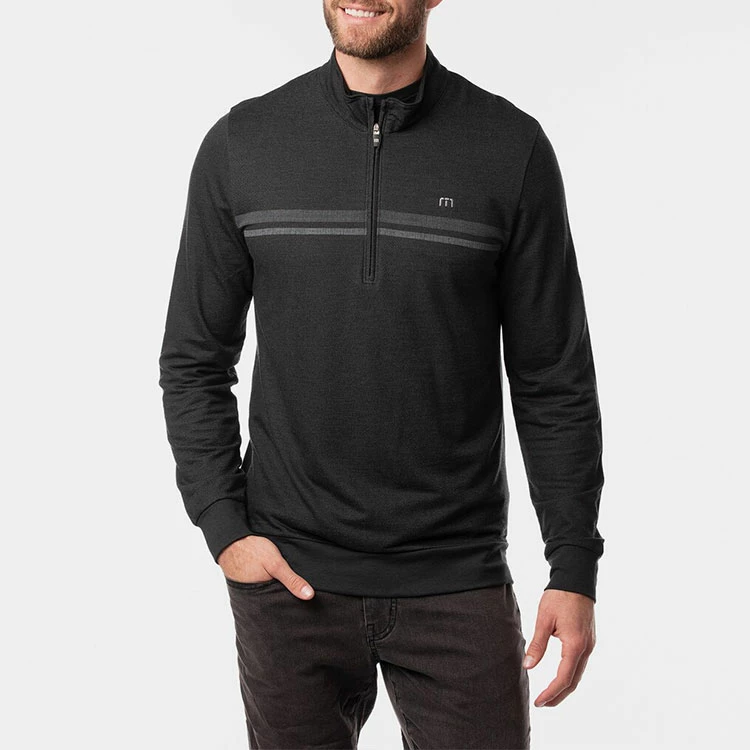 TravisMathew Hot Cocoa 1/2 Zip Golf Sweater 4 TravisMathew Hot Cocoa 1/2 Zip Golf Sweater - Image 4