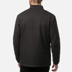TravisMathew Interlude Full Zip Golf Jacket -Golf Clothing Shop Travis Mathew SS21 Interlude Sweater Jacket 1MT003 0BLK Code SWTRA018 M Black Model 3