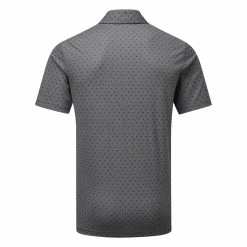 TravisMathew Two Hour Delay Golf Polo Shirt -Golf Clothing Shop Travis Mathew SS21 Two Hour Delay Polo Shirt 1MV108 Code SHTRA033 M Heather Dark Grey Back