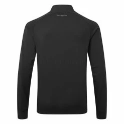 TravisMathew Zachary 1/2 Zip Golf Sweater -Golf Clothing Shop Travis Mathew SS21 Zachary Sweater 1MQ470 0BLK Code SWTRA006 Black back
