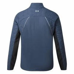 Underarmour Under Armour CG Reactor Golf Wind Jacket -Golf Clothing Shop Under Armour AW21 CG Reactor Thermal Wind Jacket 1364642 408 Code WTUND083 Academy Black back