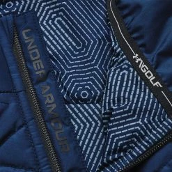 Underarmour Under Armour CG Reactor Golf Wind Jacket -Golf Clothing Shop Under Armour AW21 CG Reactor Thermal Wind Jacket 1364642 408 Code WTUND083 Academy Black model 2