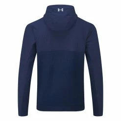Underarmour Under Armour Storm Daytona Full Zip Golf Hoodie -Golf Clothing Shop Under Armour AW22 Storm Daytona Full Zip Sweater 1373412 012 SWUND185Academy Academy Reflective Back