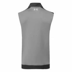 Underarmour Under Armour Storm Daytona 1/2 Zip Golf Vest -Golf Clothing Shop Under Armour AW22 Storm Daytona Vest Wind Top 1373408 012 WTUND091 Pitch Gray Black Reflective Back