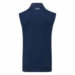 Underarmour Under Armour Storm Daytona 1/2 Zip Golf Vest -Golf Clothing Shop Under Armour AW22 Storm Daytona Vest Wind Top 1373408 408 WTUND092 Academy Academy Reflective Back