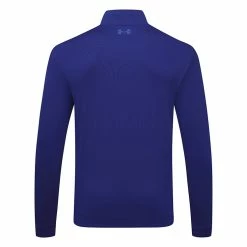 Underarmour Under Armour Storm 1/2 Zip Golf Sweater -Golf Clothing Shop Under Armour AW22 Storm Midlayer 1 2 Zip Sweater 1370119 456 SWUND179 XL Bauhaus Blue Versa Blue Bauhaus Blue Back