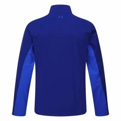 Underarmour Under Armour Storm Proof 2.0 Waterproof Golf Jacket -Golf Clothing Shop Under Armour AW22 Stormproof 2.0 Waterproof Jacket 1371596 456 WJUND014 Bauhaus Blue Versa Blue Versa Blue Back