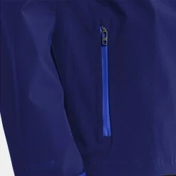Underarmour Under Armour Storm Proof 2.0 Waterproof Golf Jacket -Golf Clothing Shop Under Armour AW22 Stormproof 2.0 Waterproof Jacket 1371596 456 WJUND014 Bauhaus Blue Versa Blue Versa Blue Model 2