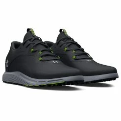 Underarmour Under Armour Charged Draw 2 SL Golf Shoes -Golf Clothing Shop Under Armour Charged Draw 2 SL Golf Shoes Black Black Steel 3