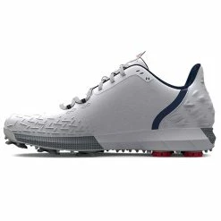Underarmour Under Armour HOVR Drive 2 Golf Shoes -Golf Clothing Shop Under Armour HOVR Drive 2 Golf Shoes White Metallic Silver Academy 3