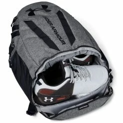 Underarmour Under Armour Hustle 5.0 Golf Backpack -Golf Clothing Shop Under Armour Hustle 5 0 Golf Backpack Grey 7