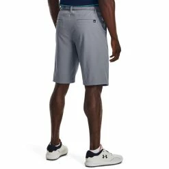 Underarmour Under Armour Drive Taper Golf Shorts -Golf Clothing Shop Under Armour SS22 Drive Taper Golf Shorts 1370086 035 TSUND042 Steel Halo Gray Model 2