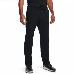 Underarmour Under Armour Drive Taper Golf Pants -Golf Clothing Shop Under Armour SS22 Drive Taper Pant 1364407 001 Code TRUND061 34 W 32 Leg Black Halo Gray Model 1