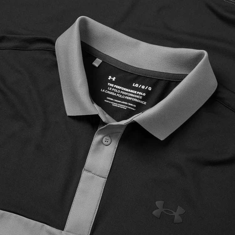 Underarmour Under Armour Performance 3.0 Colour Block Golf Polo Shirt 2 Underarmour Under Armour Performance 3.0 Colour Block Golf Polo Shirt - Image 2