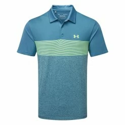 Underarmour Under Armour Playoff 3.0 Low Round Stripe Golf Polo Shirt