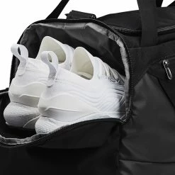 Underarmour Under Armour Undeniable 5.0 Golf Duffle Bag -Golf Clothing Shop Under Armour Undeniable 5.0 Duffle Bag Black Black Metallic Silver 4