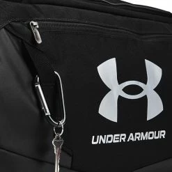 Underarmour Under Armour Undeniable 5.0 Golf Duffle Bag -Golf Clothing Shop Under Armour Undeniable 5.0 Duffle Bag Black Black Metallic Silver 5