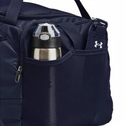 Underarmour Under Armour Undeniable 5.0 Golf Duffle Bag -Golf Clothing Shop Under Armour Undeniable 5.0 Duffle Bag Midnight Navy Midnight Navy Metallic Silver 3