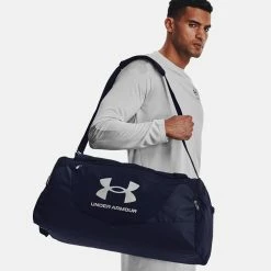 Underarmour Under Armour Undeniable 5.0 Golf Duffle Bag -Golf Clothing Shop Under Armour Undeniable 5.0 Duffle Bag Midnight Navy Midnight Navy Metallic Silver 6