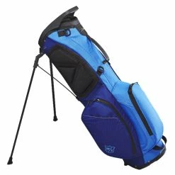 WilsonStaff Wilson EXO Lite Sport Golf Stand Bag -Golf Clothing Shop Wilson 2023 EXO Lite Sport Golf Stand Bag Dark Blue Light Blue 5