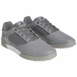 Adidas Retrocross Golf Shoes -Golf Clothing Shop adidas Retro Cross Shoes Grey Three White 4