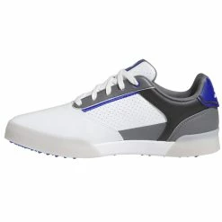 Adidas Retrocross Golf Shoes -Golf Clothing Shop adidas Retro Cross Shoes Grey Three White Black 3