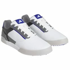 Adidas Retrocross Golf Shoes -Golf Clothing Shop adidas Retro Cross Shoes Grey Three White Black 4