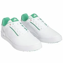 Adidas Retrocross Golf Shoes -Golf Clothing Shop adidas Retro Cross Shoes White Court Green 4