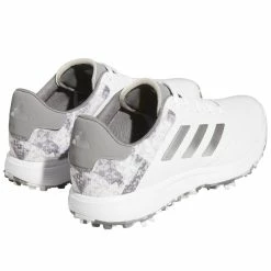 Adidas S2G Golf Shoes -Golf Clothing Shop adidas S2G 23 Shoes White Silver Grey Three 5