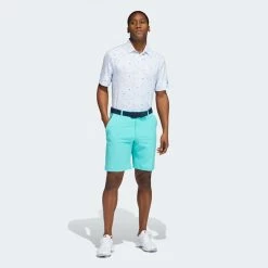 Adidas Ultimate 365 Core 8.5 Inch Golf Shorts -Golf Clothing Shop adidas SS22 Ultimate 365 Core 8.5 Inch Golf HE4209 Semi Mint Front Model 3