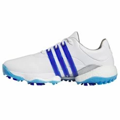 Adidas Tour 360 Golf Shoes -Golf Clothing Shop adidas Tour 360 Infinity Shoes White Lucid Blue 3