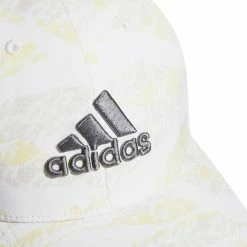 Adidas Tour Print Snapback Golf Cap -Golf Clothing Shop adidas Tour Print Snapback Golf Cap White 3