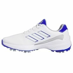 Adidas ZG23 Golf Shoes -Golf Clothing Shop adidas ZG23 Shoes White Silver Blue 3