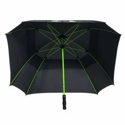 Underarmour Under Armour Double Canopy Golf Umbrella -Golf Clothing Shop doublecanopyumbrellablackhighvisyellowwhite3