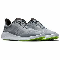 FootJoy FJ Flex Athletic 56142 Golf Shoes -Golf Clothing Shop fjflexathleticshoesgreywhite3