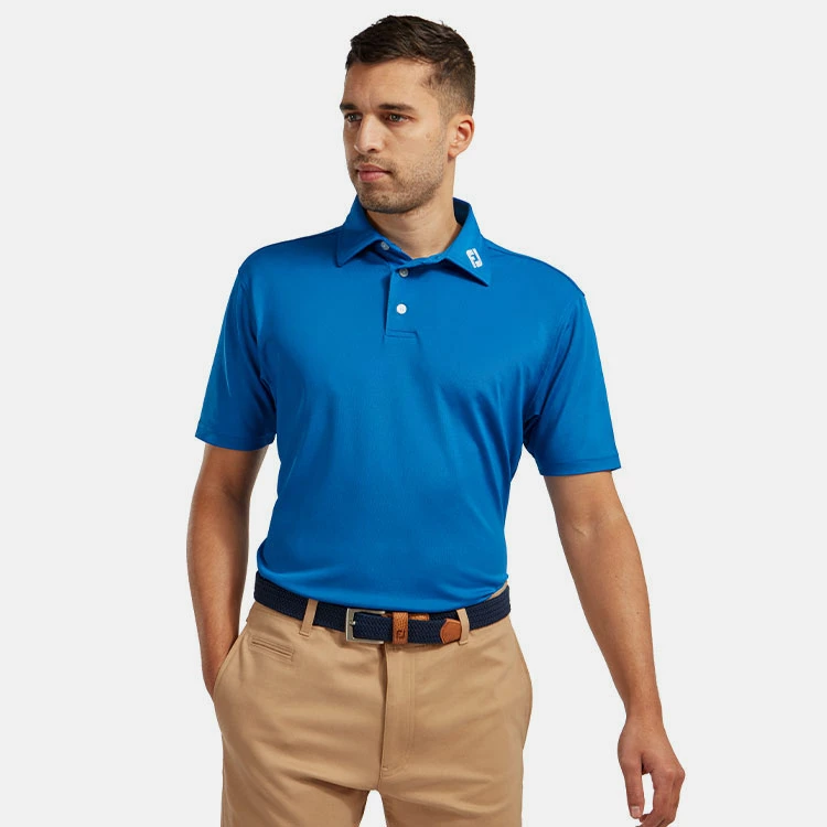 FootJoy Stretch Pique Solid Golf Polo Shirt 4 FootJoy Stretch Pique Solid Golf Polo Shirt - Image 4