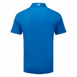 FootJoy Stretch Pique Solid Golf Polo Shirt 8 FootJoy Stretch Pique Solid Golf Polo Shirt -Golf Clothing Shop footjoy pique ss shirt ath 91817 cobalt back