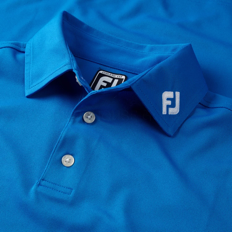 FootJoy Stretch Pique Solid Golf Polo Shirt 2 FootJoy Stretch Pique Solid Golf Polo Shirt - Image 2