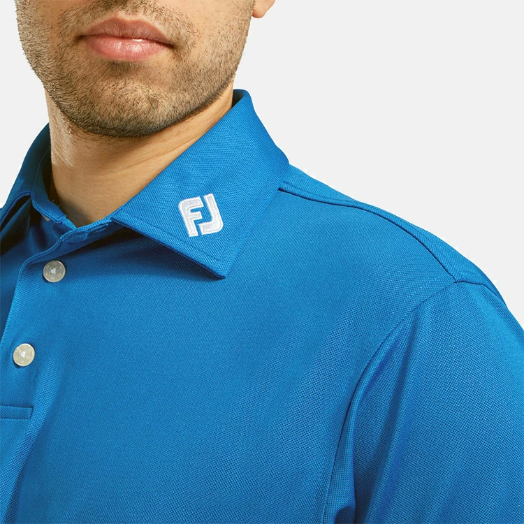 FootJoy Stretch Pique Solid Golf Polo Shirt 5 FootJoy Stretch Pique Solid Golf Polo Shirt - Image 5