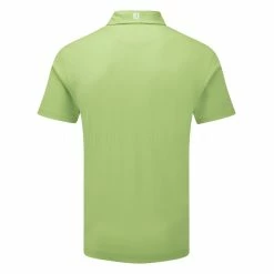 FootJoy Stretch Pique Solid Golf Polo Shirt 8 FootJoy Stretch Pique Solid Golf Polo Shirt -Golf Clothing Shop footjoy pique ss shirt ath 91818 lime back