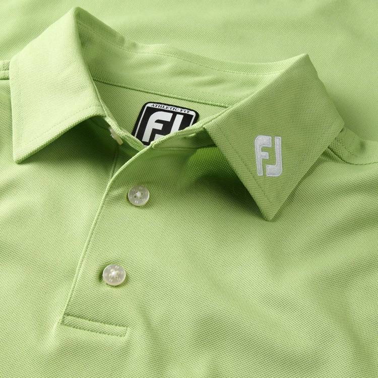 FootJoy Stretch Pique Solid Golf Polo Shirt 2 FootJoy Stretch Pique Solid Golf Polo Shirt - Image 2